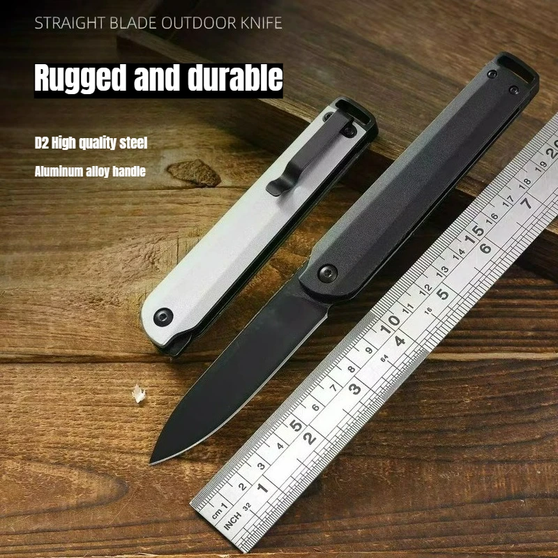 

New CR 788 pocket folding knife D2 Blade Aluminum alloy handle edc multitool knives utility outdoor bushcraft tactical knife