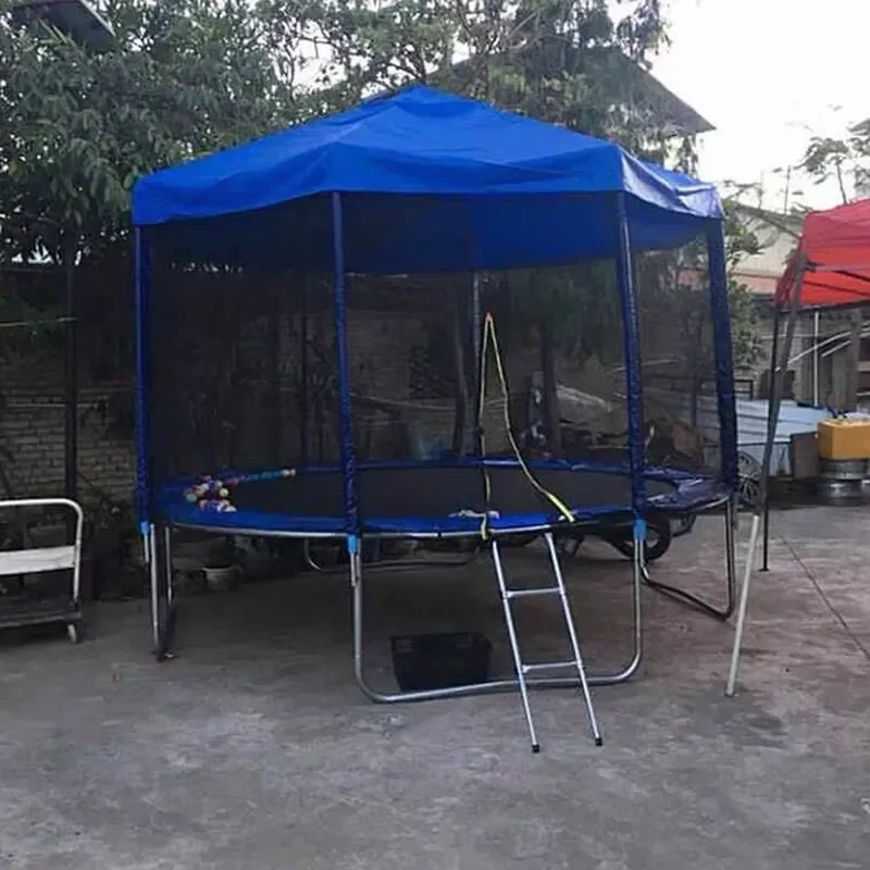 12ft Commercial Home Backyard Jumping Trampoline Jumping Bouncer Garden Amusement Park Trampoline