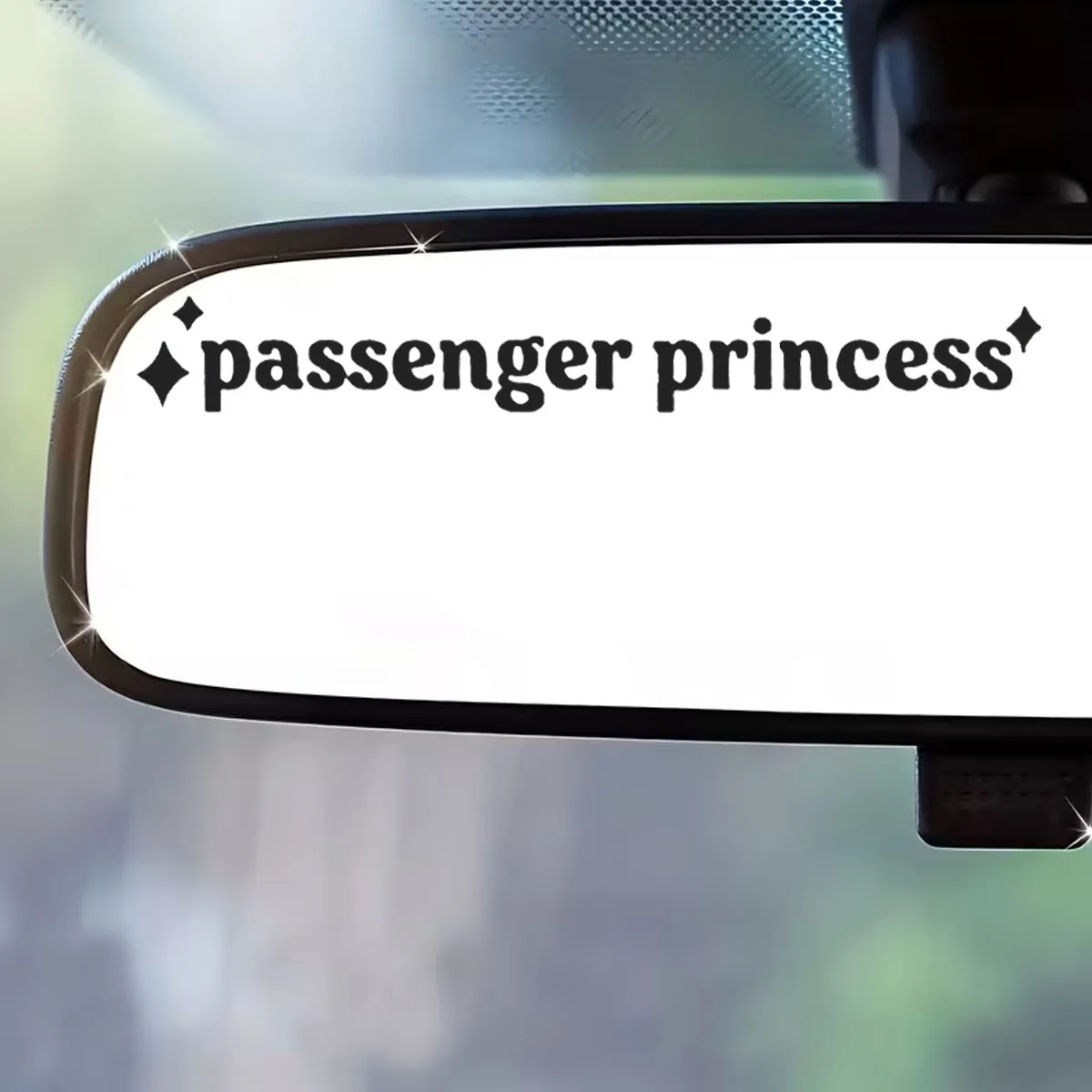 Passenger princess stickers, mirror stickers waterproof vinyl letter stickers, girly decorations, car stickers for all vehicles
