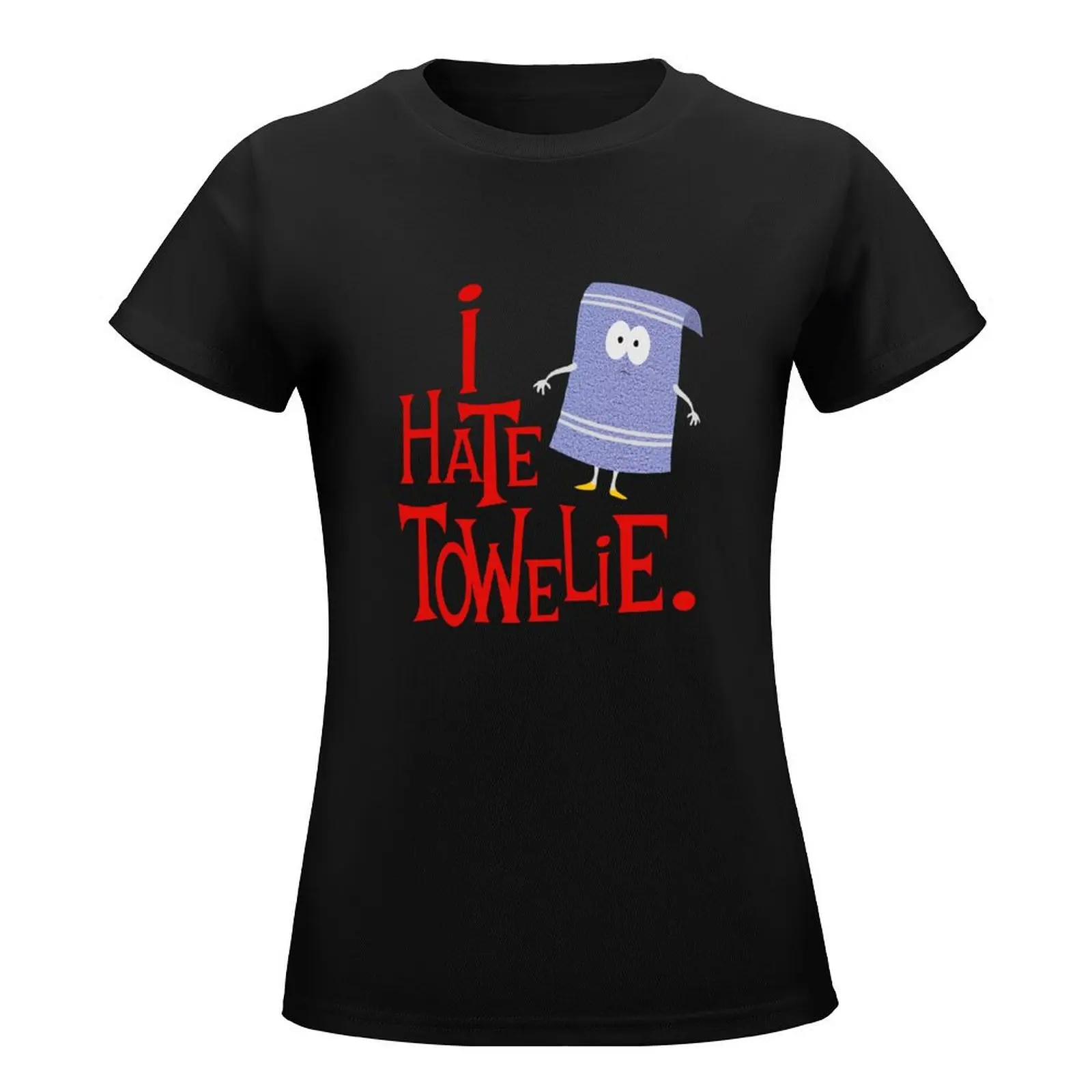 I hate towelie T-Shirt hippie clothes korean fashion vintage female Women clothes