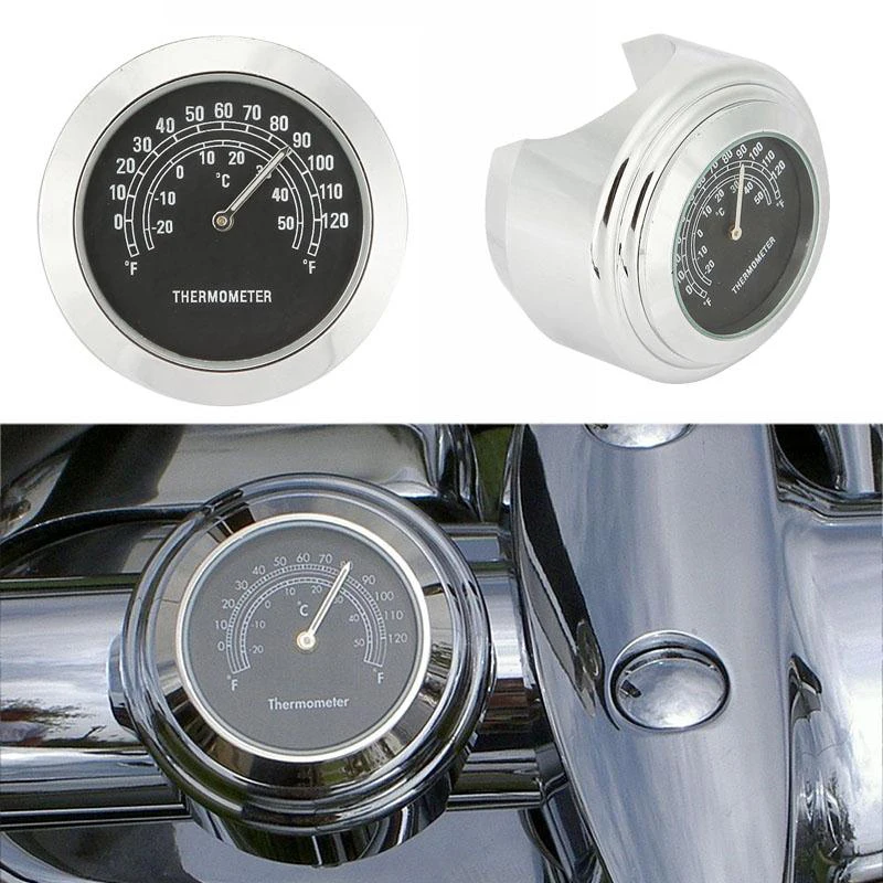 Motorcycle Handlebar Thermometer for Triumph Bonneville Speed Triple Thruxton