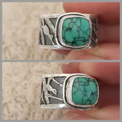 Cross-border E-commerce Fashion Retro Ring Female European and American Ring Creative Simple and Exquisite Jewelry Female