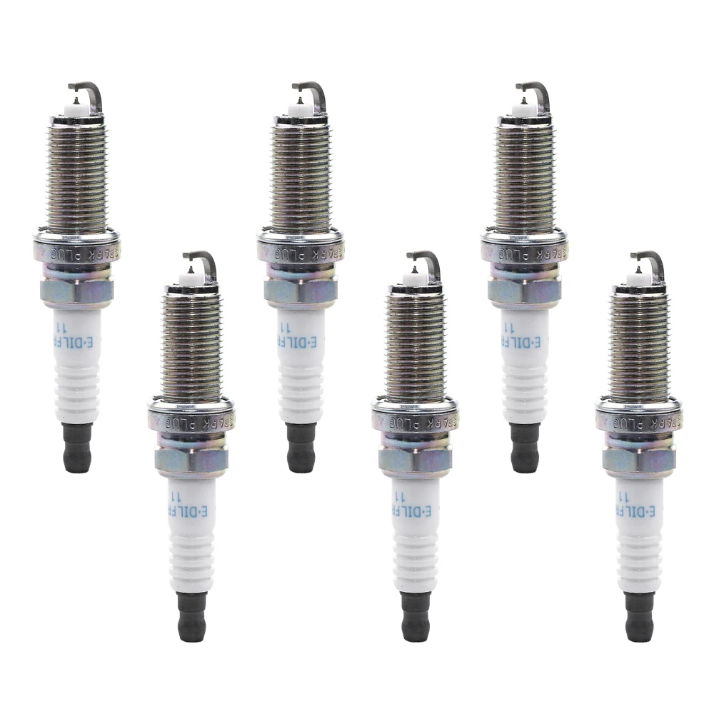 

1/4/6Pcs Dual Iridium Spark Plug For Toyota Rav4 Camry Sienna Highlander Lexus RX GS ES 350 Subaru Impreza 9091901247 22401AA700