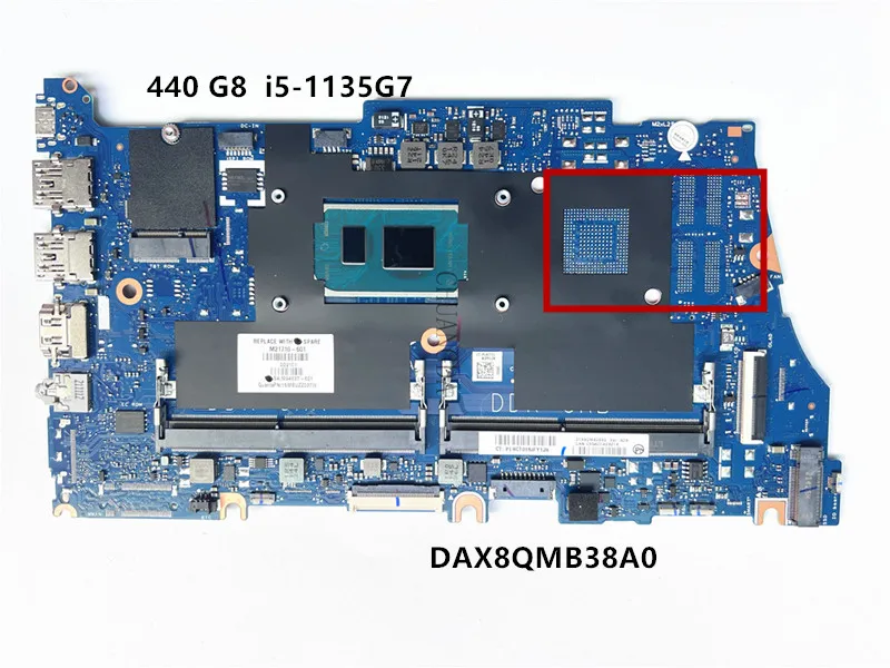 

For HP ProBook 440 G8 Laptop Motherboard M21710-601 M21710-001 SPS-MB i5-1135G7 7505 DAX8QMB28A0 X8QM 100% Fully Tested