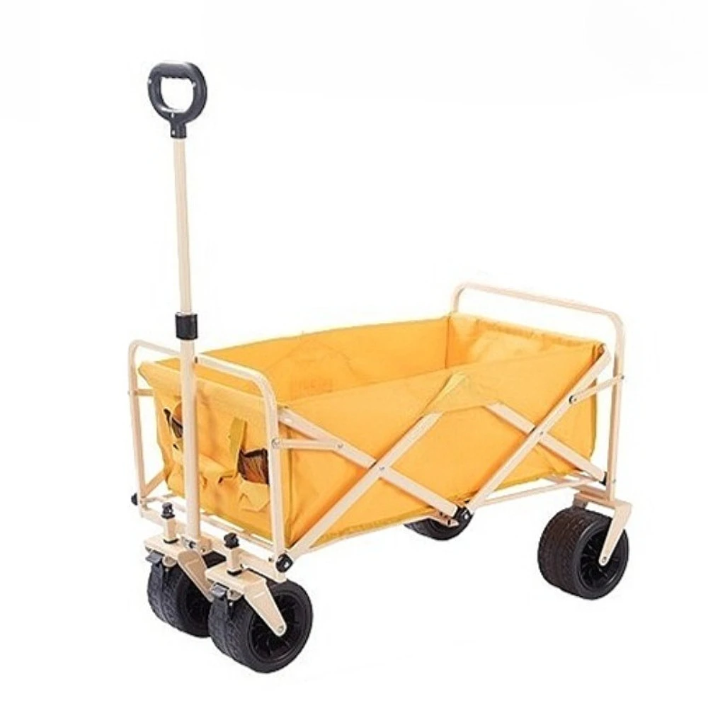 

Camper Outdoor Foldable Cart Oversized Camp Car Picnic Shopping Trailer Camping Hand-pulled Cart