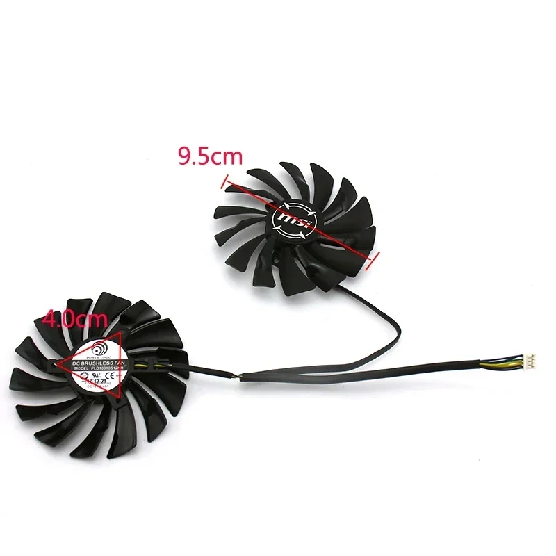 New 95mm PLD10010S12HH/PLD10010B12 85mm PLD092100S12 Graphics Card Cooling Fan for MSI GTX 780Ti/780/760/750Ti R9 290X/290/280X/