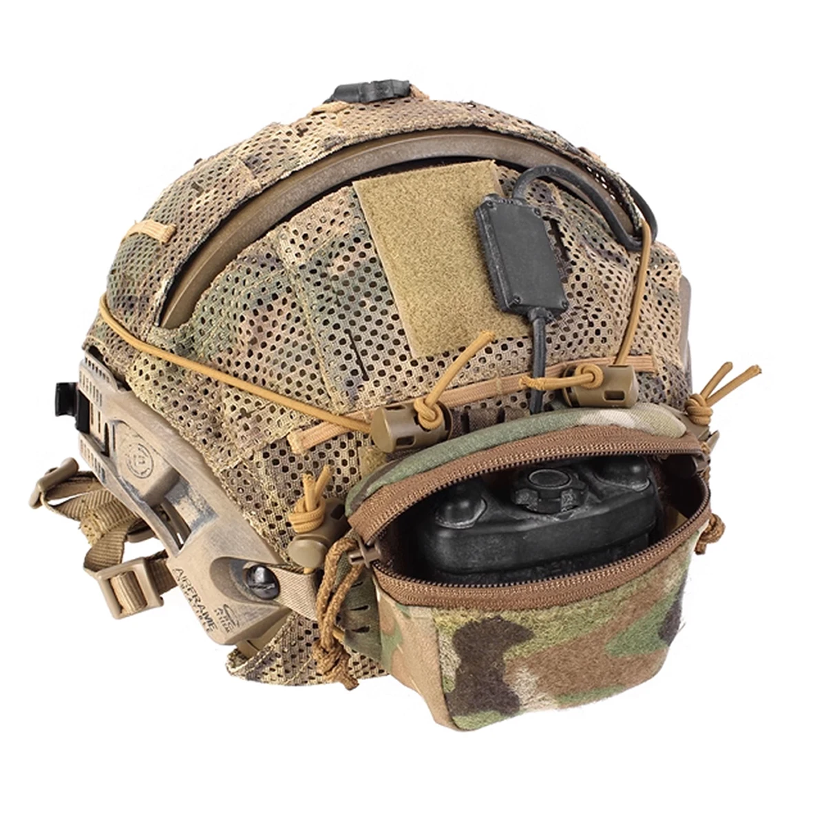 Bolsa trasera universal casco SC batería y contrapeso NVG - imagen 3