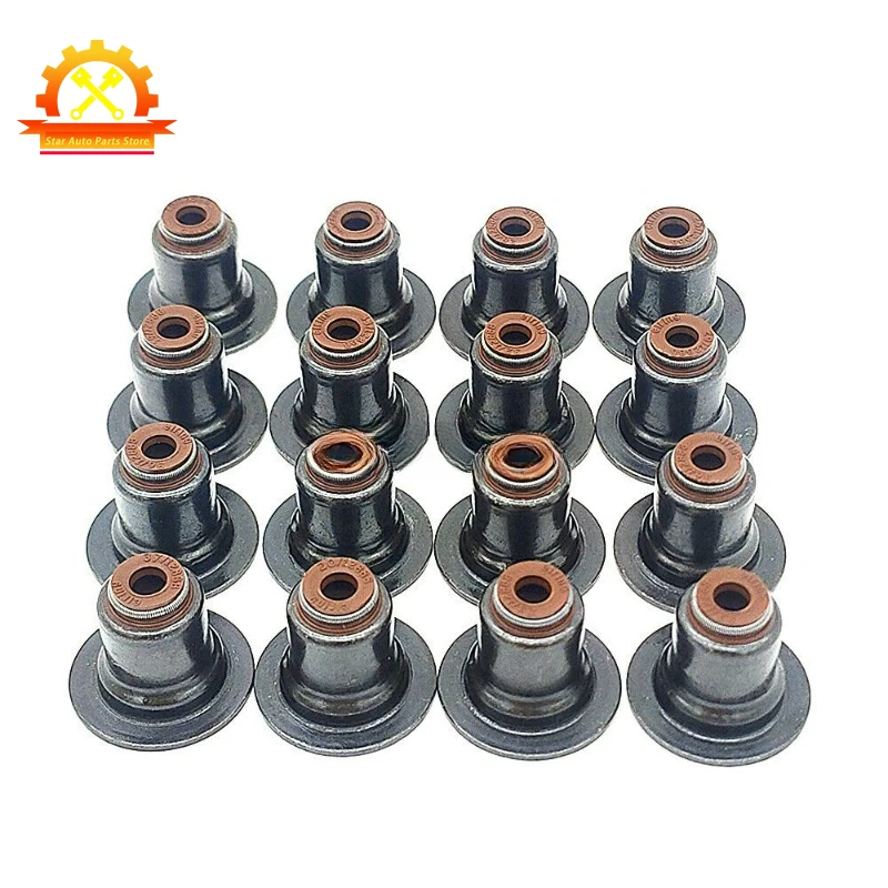 

1628922080 11340033950 Сальник штока двигателя из 16 предметов, подходит для Peugeot 207 3008 508 308 Citroen C4 C5 DS4 Mini Cooper R55 R61