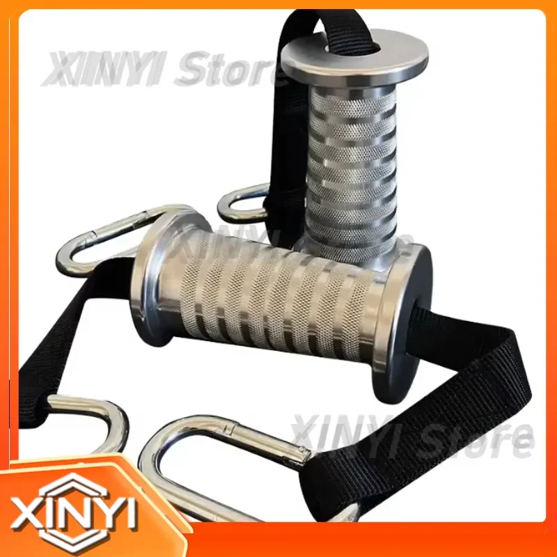 Aluminum Alloy Bicep Tricep Pull Down Handle for Gym Cable Machine Accessory with Non Slip Grip