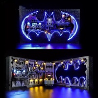 (Blocks not included) 5V LED Lights For 76252 Batcave Shadow Box Decorative Lamp Light Up your Building Blocks With battery box