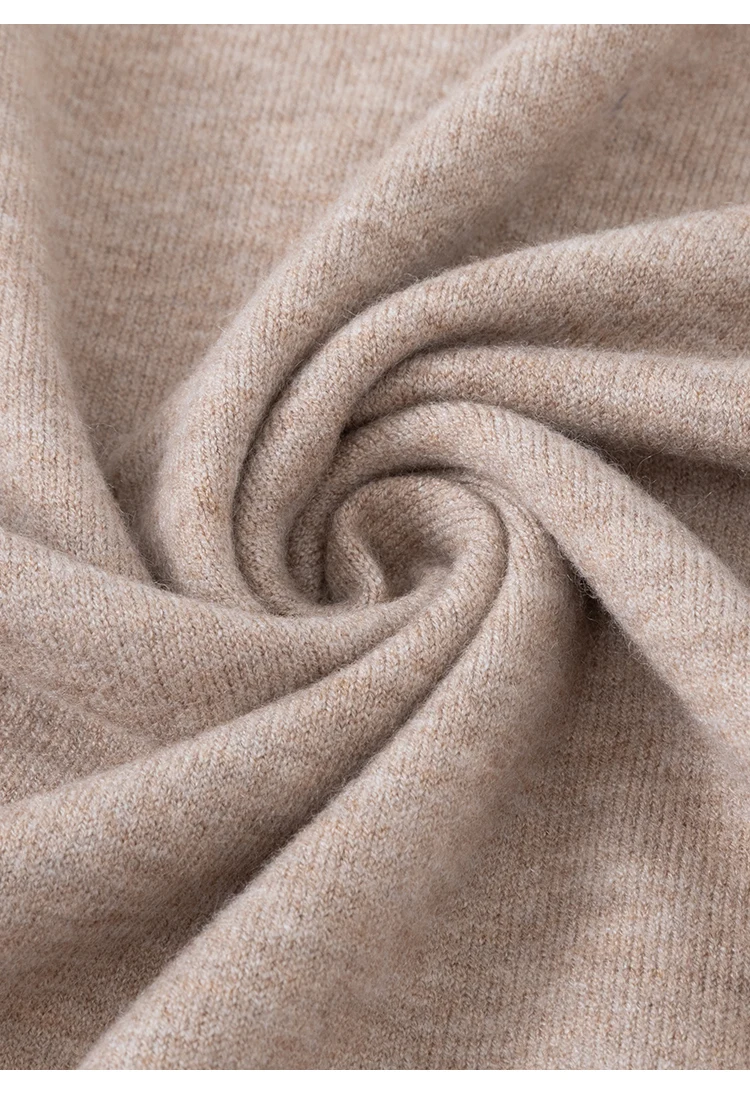 ML62039 Damen-Strickpullover mit Rundhalsausschnitt, Langarm, Zweiteiler-Optik, Kontrastfarbener Besatz, Lässiger Pullover für Herbst und Winter – Detail 20