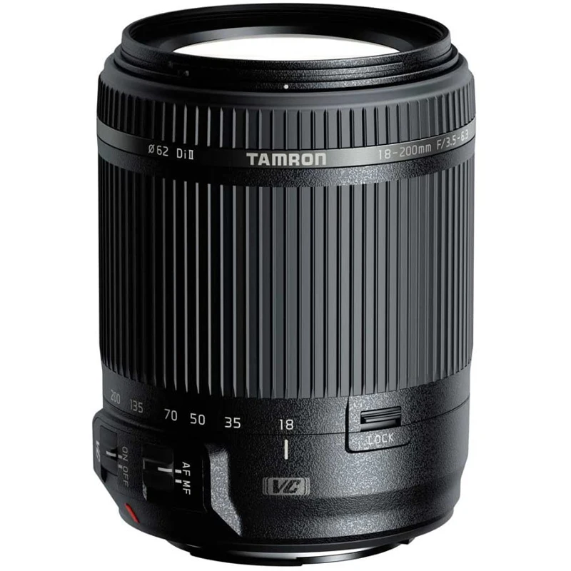 Tamron AF 18-200mm F/3.5-6.3 Di-II VC All-in-One Zoom for Canon Nikon Mount (Model B018)