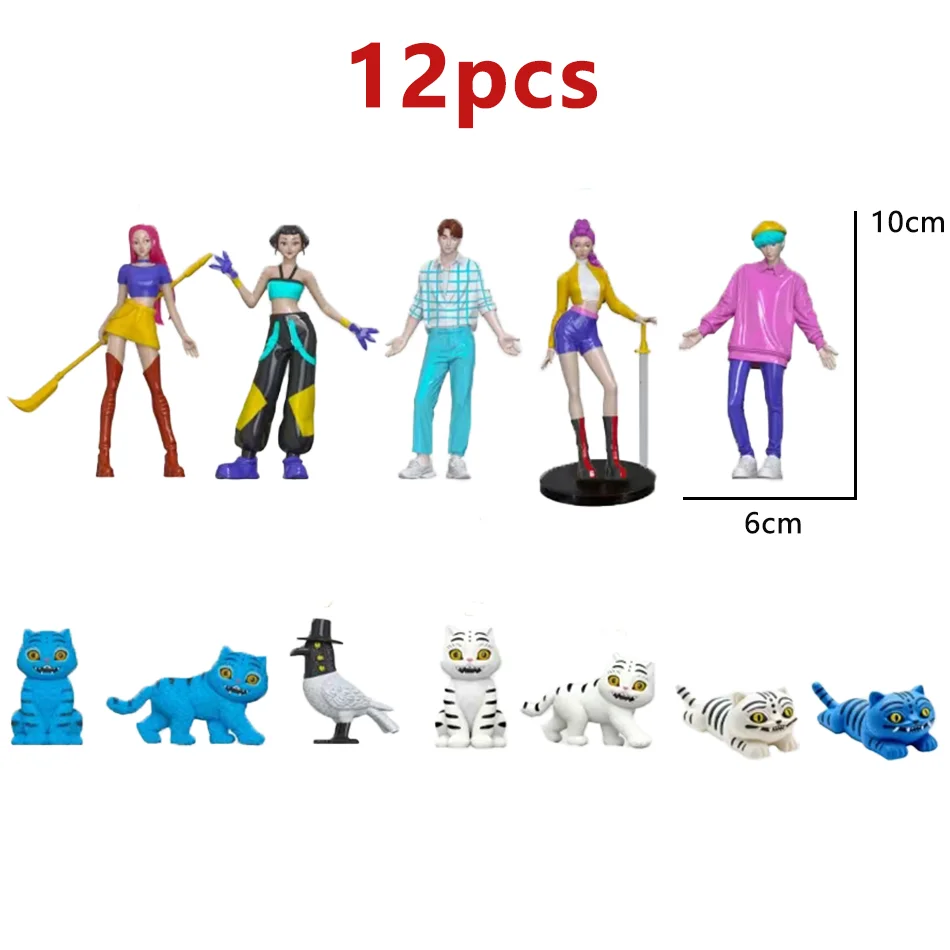 Figurka Anime Demon Slayer 2025 Rumis Miras Zoeys Tygrys Figurka Zabawka Dekoracja na Biurko Statuetki Ozdoba Prezent Urodzinowy dla Dziecka