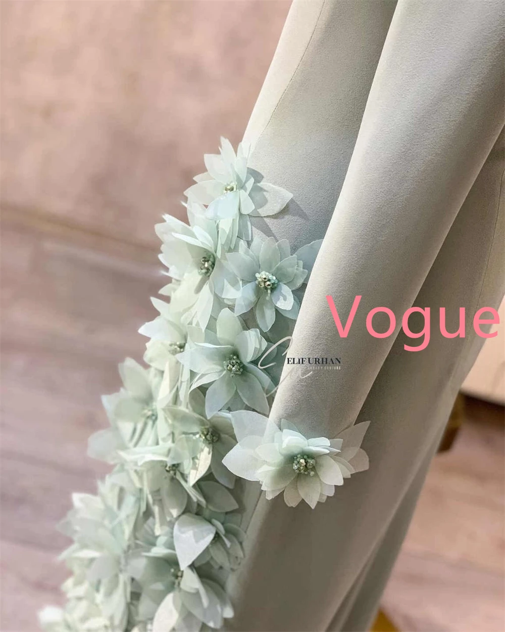 تخصيص جودة عالية الأخضر جيرسي مساء اللباس مزاجه س الرقبة طويلة الأكمام فستان الحفلة الراقصة الفاخرة فساتين المناسبات الخاصة