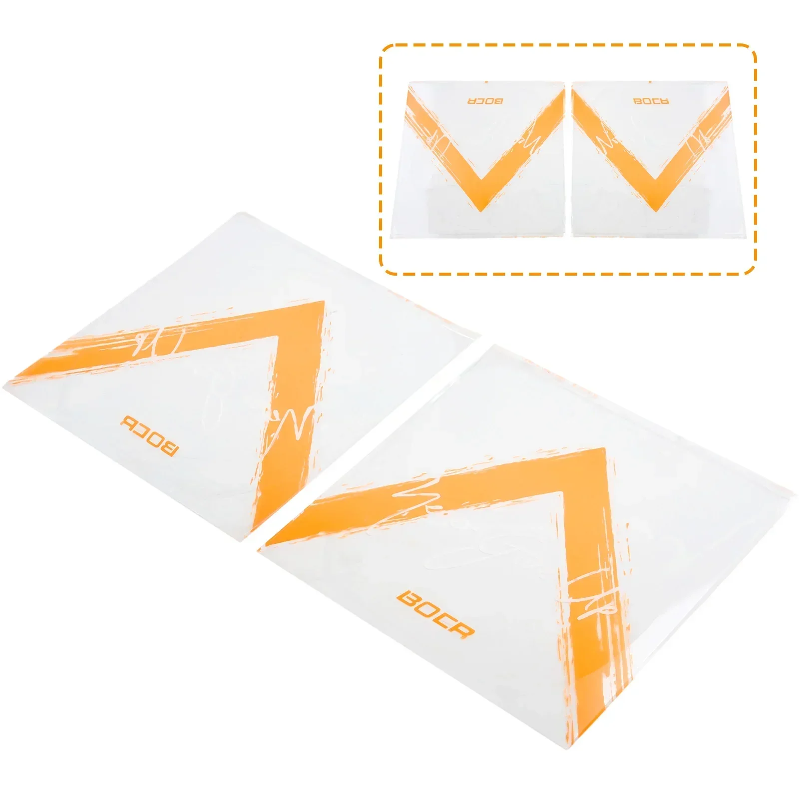 2 Pcs  Film Protection  Paddles Rubber Film PingPong Accessories Self-Sticky Table Tennis Rubber Protective Adhesive