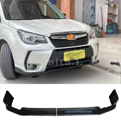 For Subaru Forester 2013 - 2018 Front Bumper Splitter Lip Diffuser Guard Body Kit Cover Forester Retrofit STI Styling Bumper Lip