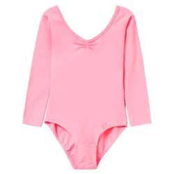 Girls Classic Long Sleeve Leotard for Ballet Dance Gymnastics Toddler Kids Outfits