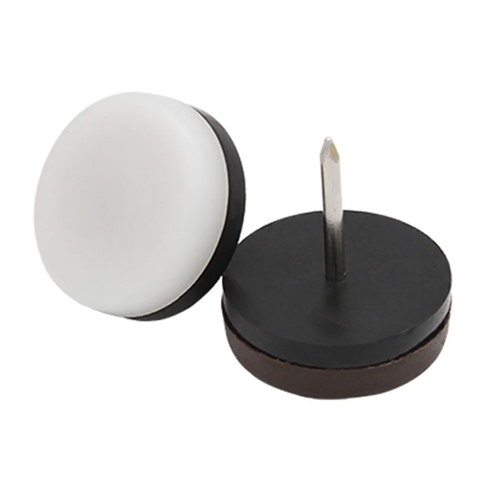 

50 шт. накладок на ножки стола 20 мм, противоскользящие, с креплением на гвозди, для защиты мебельных ножек, предотвращения царапин на деревянном полу, легко устанавливаются, для дома и офиса