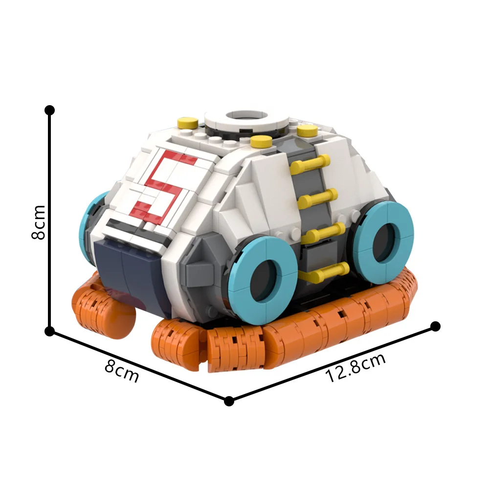 MOC Movie deep-sea Diving Lifepod 5 Subnautica Building Blocks Model Submarine The Aurora Bricks Assembled Toy for Children Gift