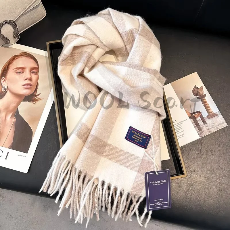 #74 Latest Plaid Winter Scarf Offers