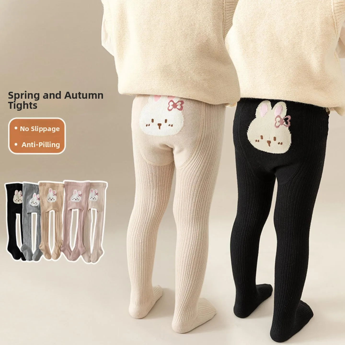 ربيع الخريف القطن الخالص طفل الفتيات Panhose الكرتون طباعة عالية الخصر السراويل الطويلة مريحة الدافئة عادية عالية الجودة Ladie...