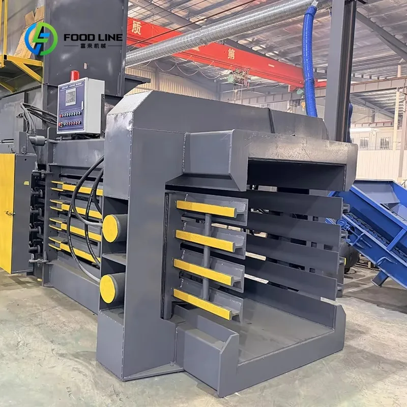 Customized High-Efficiency Horizontal Hydraulic Baler for Waste Paper Cardboard Car Tire Cloth