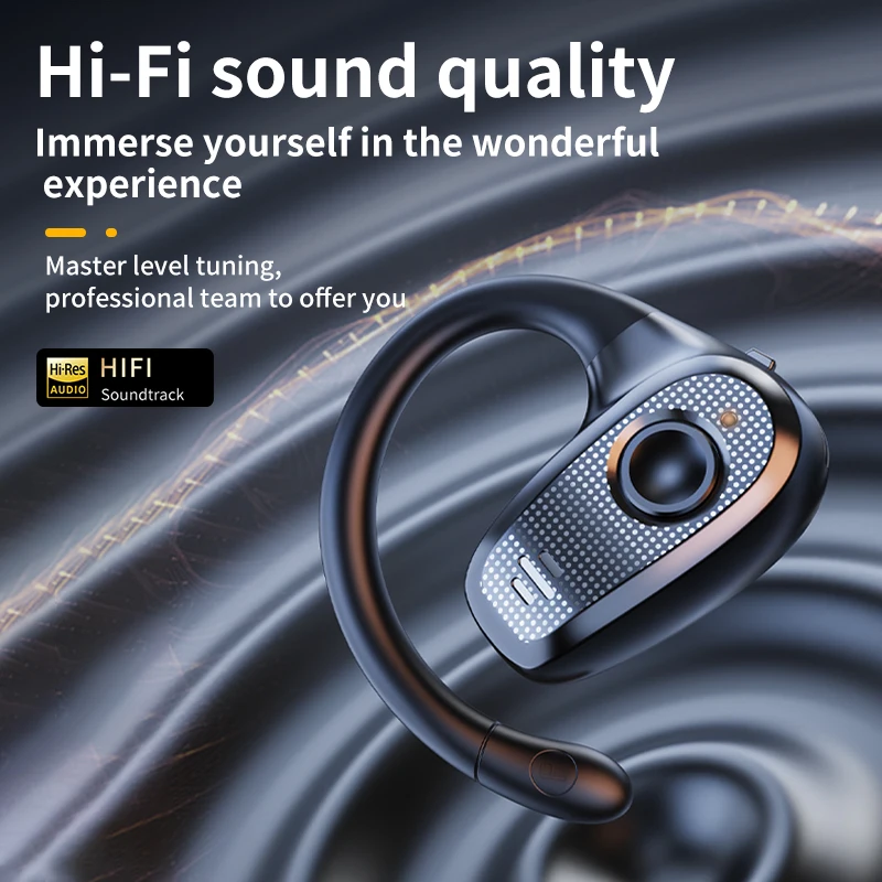 Z66 wireless ear-hook Bluetooth headset, non-in-ear, open-type single-ear long-life headphon general sports and fitness earphone