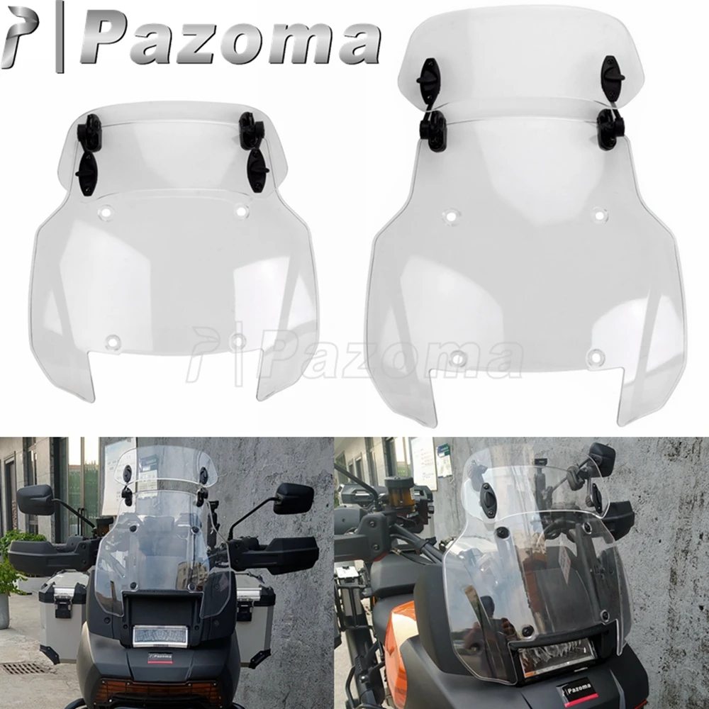 

Adjustable Wind Deflector Extension Spoiler Motorcycle Windshield Front Windscreen For Harley Pan America 1250 RA1250S 2021-2022