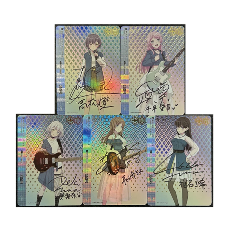 Diy hausgemachte japanische Cartoon BanG Dream! Es ist MyGO!!!!! Tomori Takamatsu Anon Chihaya Sammlung Karte Spielzeug Geschenk