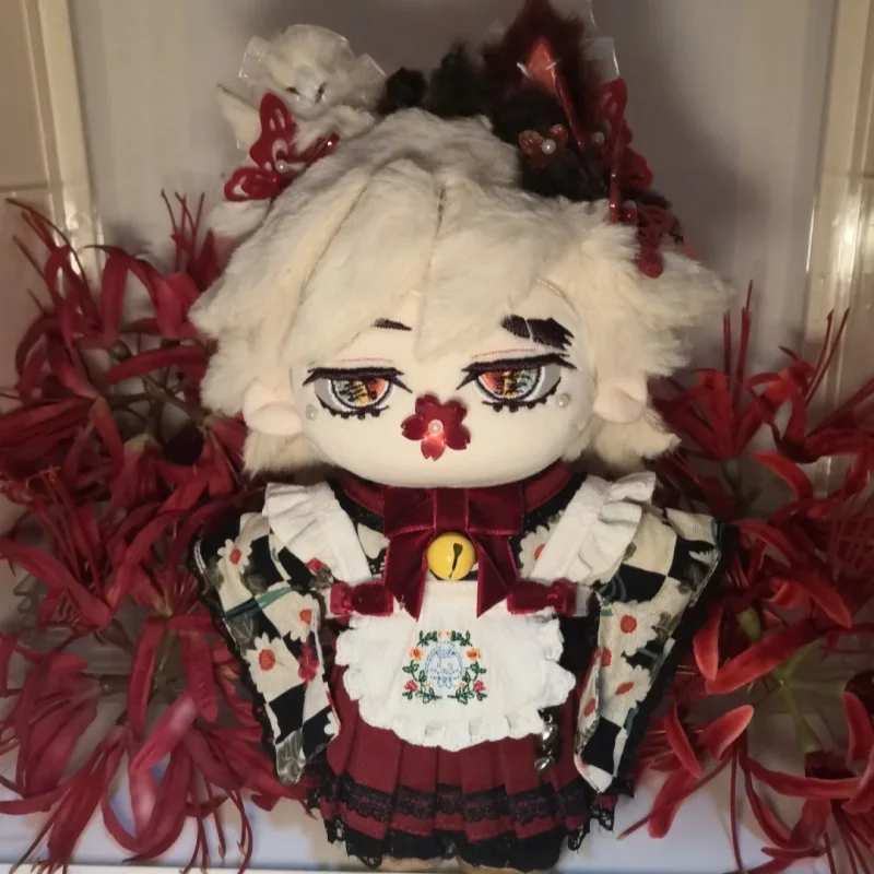 

In Stock 20cm Anime Attributes Role Douma Kawaii Cosplay Cotton Doll Cute Fluffy Cotton Pillow Mascot Halloween Christmas Gifts