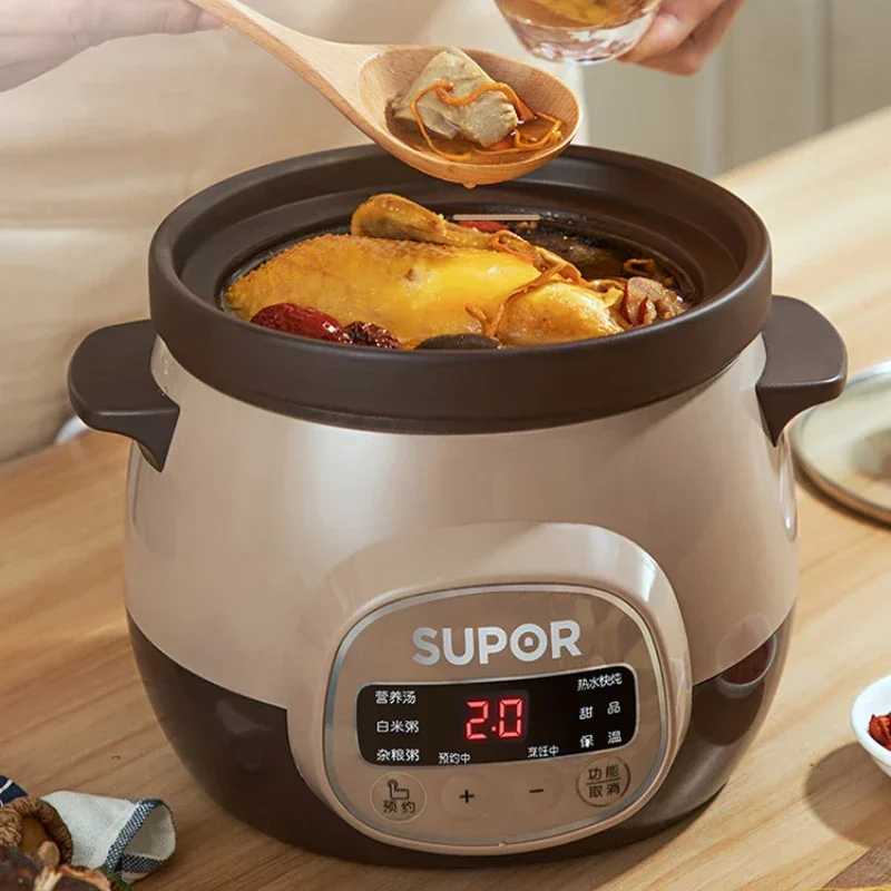 Electric stew pot household soup pot porridge small stew pot automatic baby ceramic health small stew 1 to 2 people