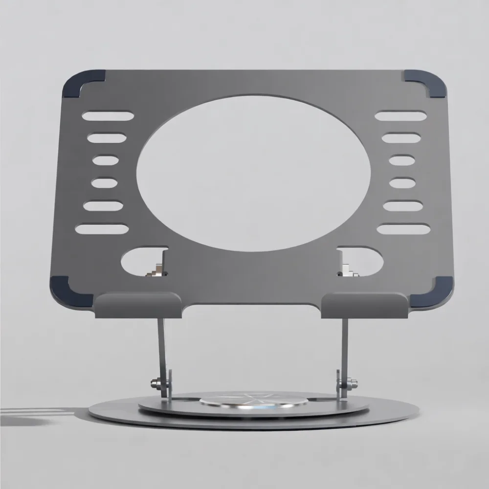 حامل كمبيوتر محمول مكتبي من ال - مراجعة Laptop Stand Bamboo وسعره