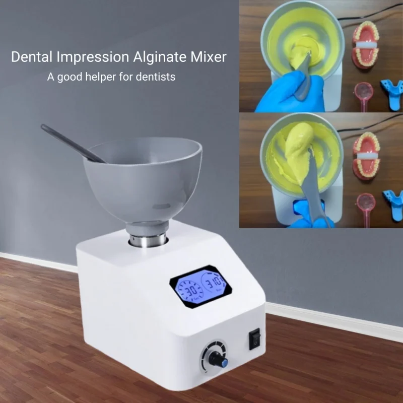 

VVDental 48W Dental Mixing Machine Teeth Impression Alginate Mixer 100-700ML for Impression Materials Stir Dentistry Lab Tools