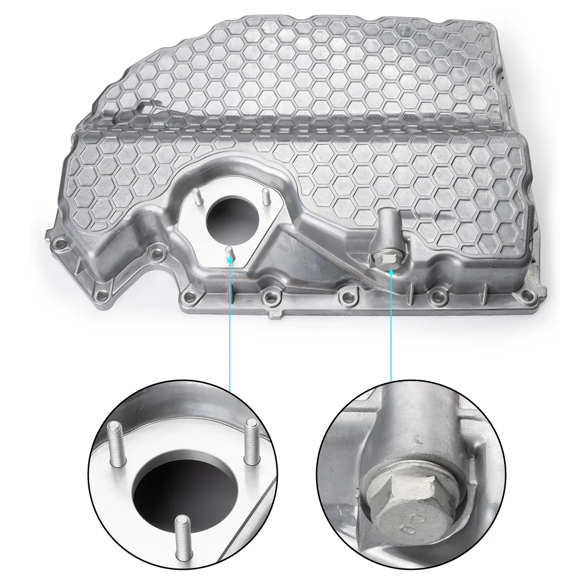For A1 A3 Q2 TT Golf MK7 Tiguan Passat CC Skoda 06K103600R All Aluminum Alloy Improved Oil Tray Waste Oil Pan  06K 103 600 R