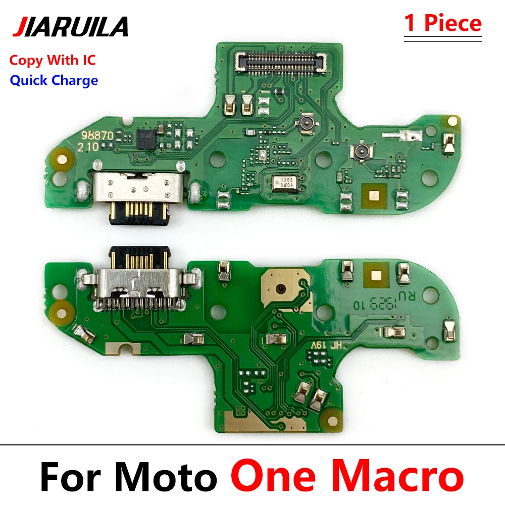 NEW USB Charging Port Dock Plug Socket Jack Connector Charge Board Cable For Motorola Moto One Fusion Plus Hyper Macro Vision