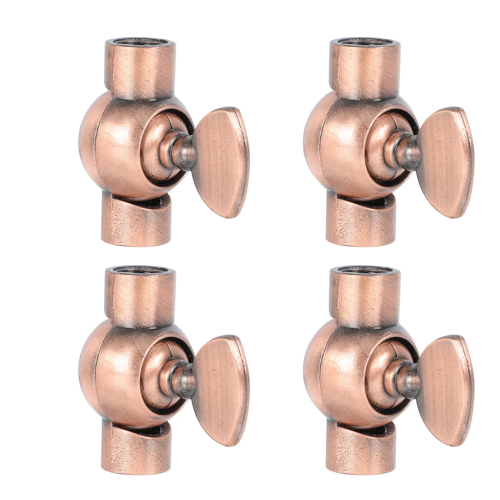 4Pcs Double-Way Turn Light Connector Universal Small Retro Wall Lamp Joint Lighting Decor Accessory Double-Way Turn