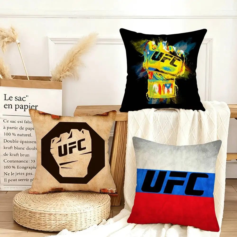 

UFC Logo Various Sizes Square Pillow Case For Car Home Bedchamber Decor