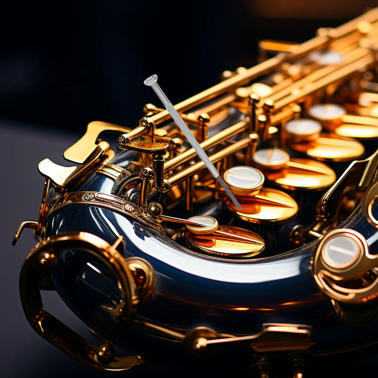5 pezzi strumenti di riparazione per strumenti a fiato cacciaviti a testa piatta in metallo compatti per flauto clarinetto sassofono piccolo