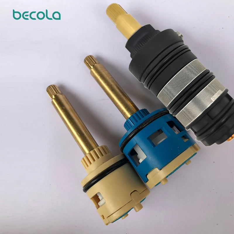 Becola The Cartridge For Thermostatic Shower Faucet Mixing Valve Concealed Easy-mount Box Brass Concealed Valve Spare Part In