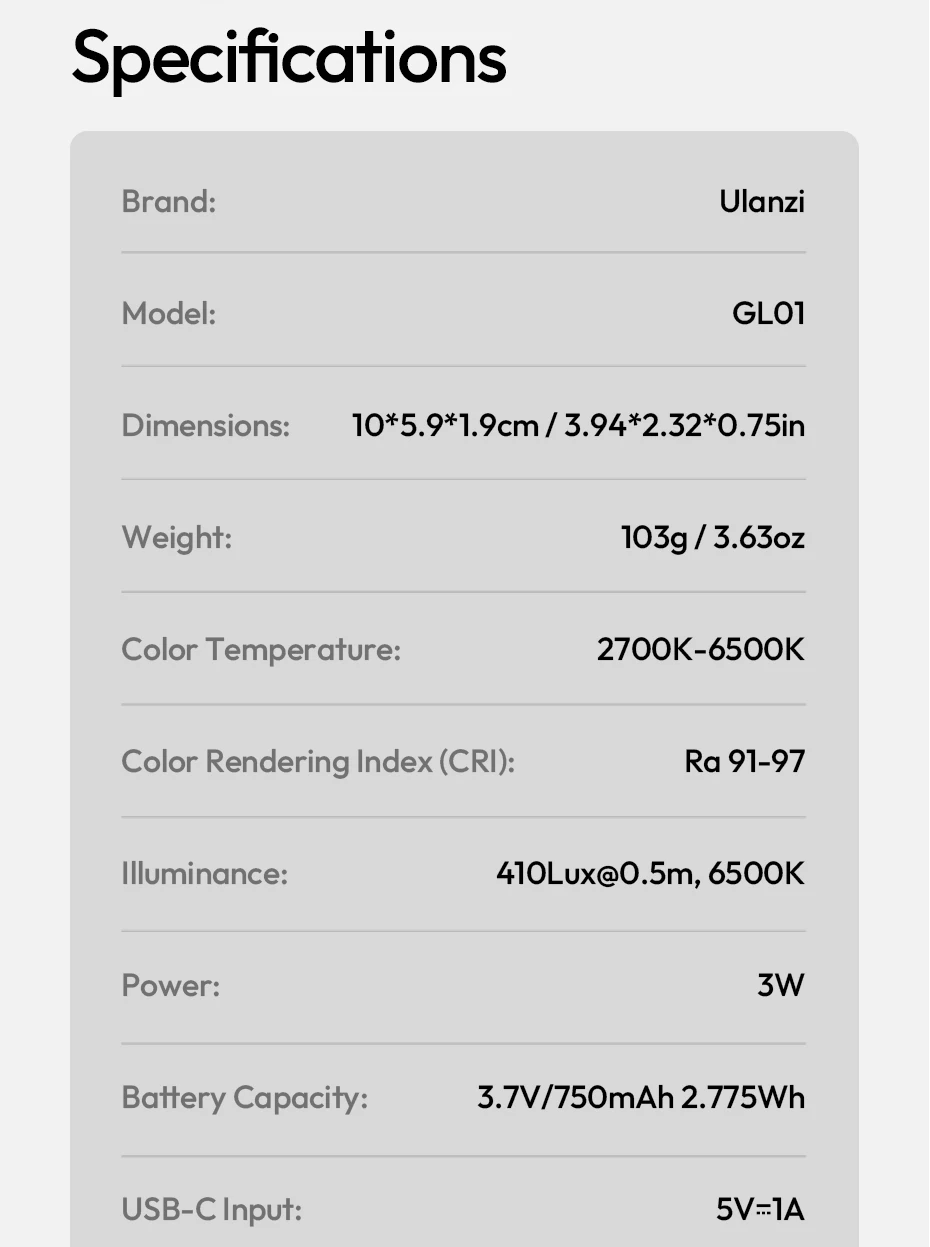 Ulanzi GL01 GlowUp Fill Light – Beidseitiges magnetisches Selfie- und Videolicht für iPhone 17, 16, 15, Huawei und Xiaomi – Detail 19