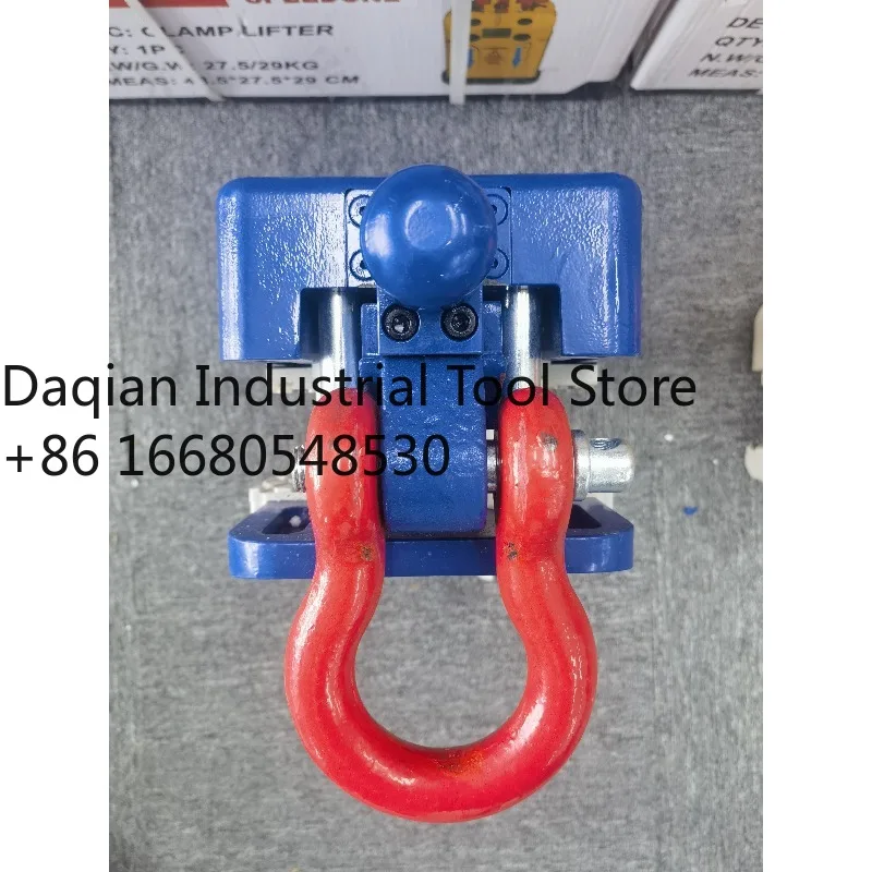 t4wAutomatic 1300kg Lifter Clamps for Steel/Metal for Slab Stone Granite Marble Big Plate Metric Measurement System 28-70mm