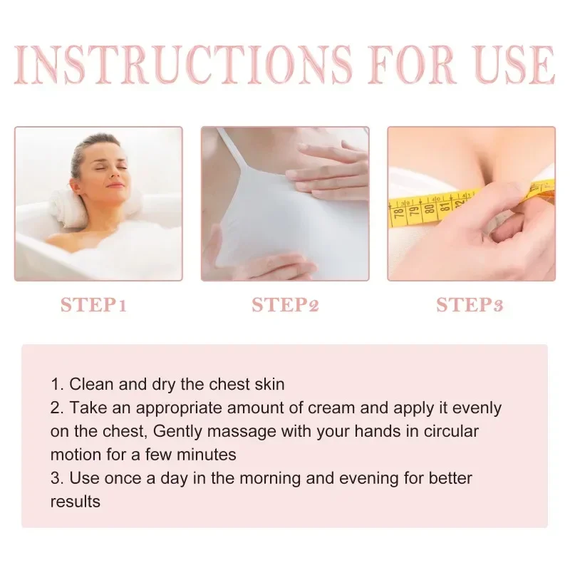 Women Breast Enhancement Mask Bust improve for Anti Sagging Lifting Firming moisturizing massage plumping breast care cream