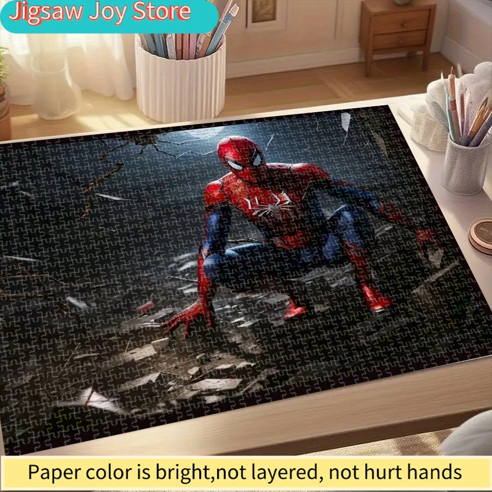 

Marvel 'Spider-Man',Puzzle, Miniature Creative Toy, Suitable for Fun Family Games, Finely Crafted, Home Decoration, Thick And