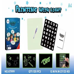 Tablero de pintura fluorescente 3D, artefacto de Graffiti brillante, almohadilla luminosa, gran oferta
