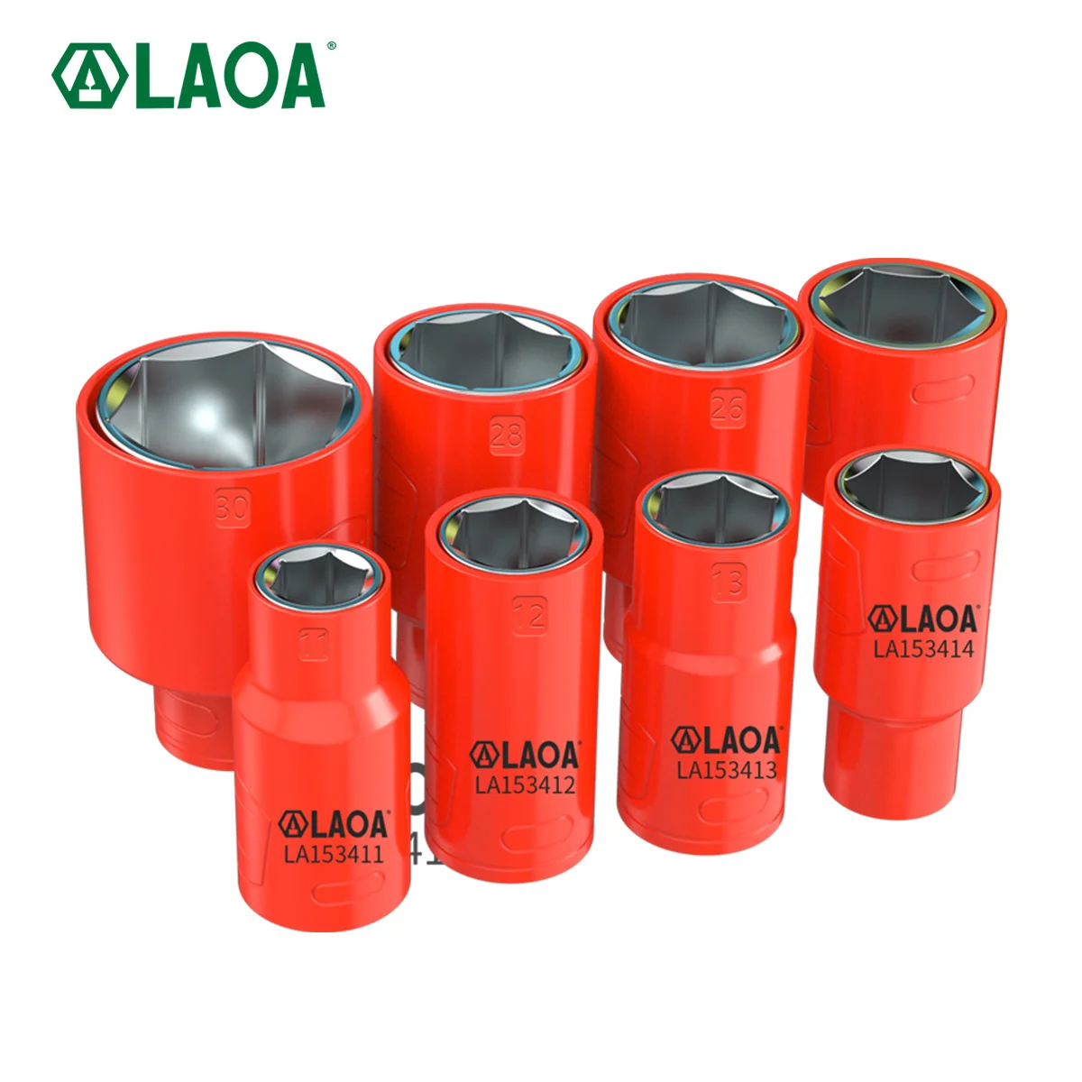 

LAOA шестигранная головка с изоляцией из хром-ванадиевой стали, привод 1/2 дюйма, 6-точечный профессиональный набор инструментов для механики и DIY