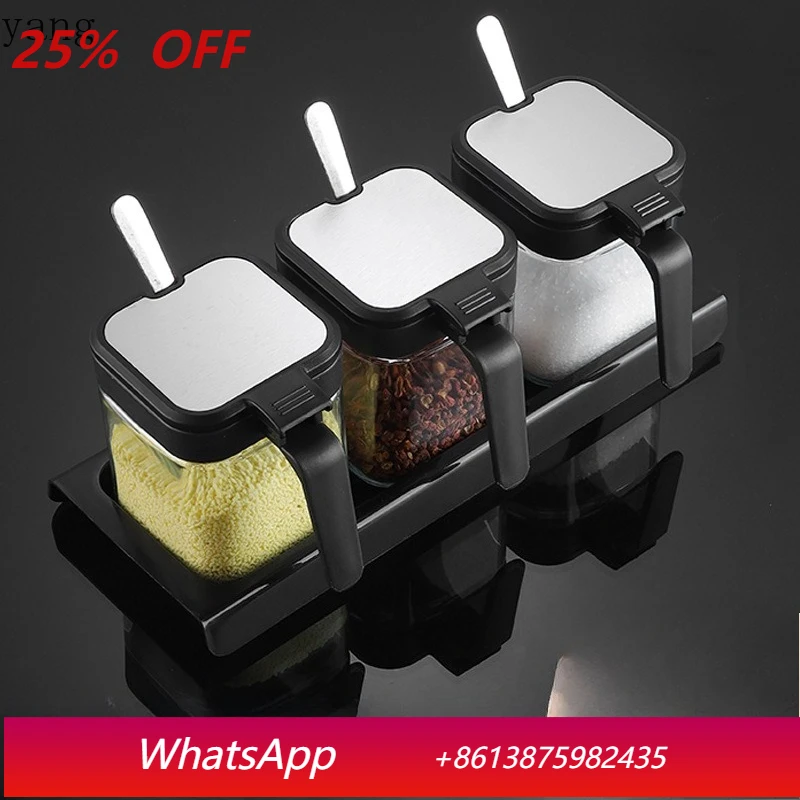 

LMM seasoning box combination seasoning household goods kitchen seasoning bottle storage box
