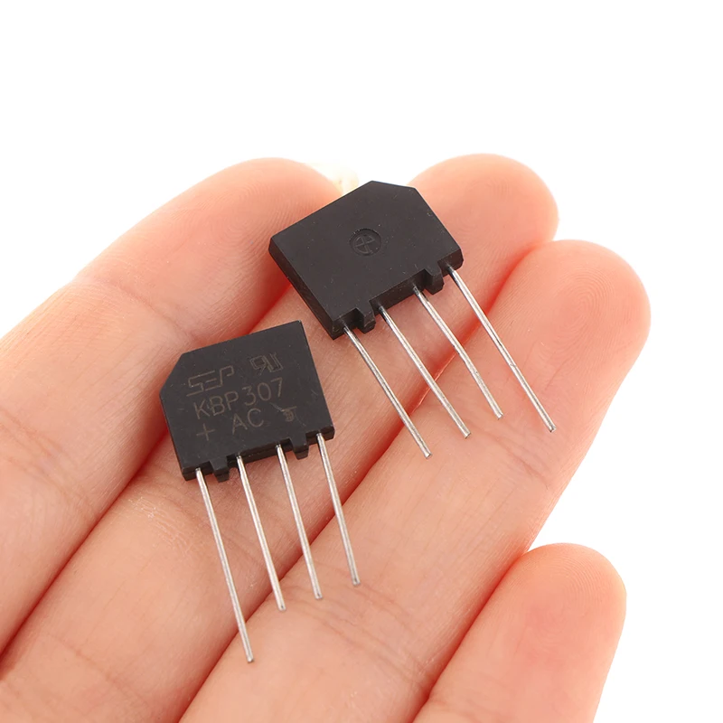 10PCS DIY Zubehör KBP307 Ridge Gleichrichter KBP 307 Power Diode 3A 700V Electronica Componentes