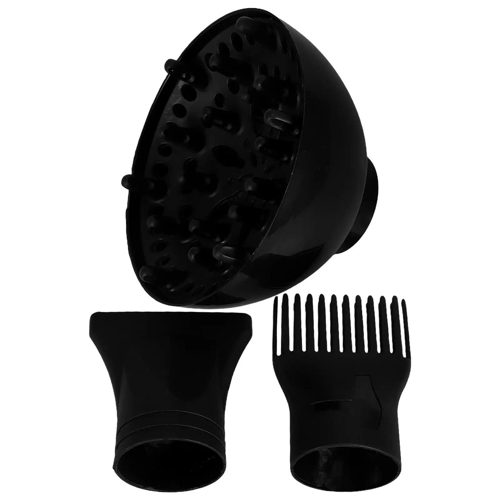 

Hair Dryer Blow Diffuser Head for Nozzle Hairdryer Attachment Plastic Cap Travel