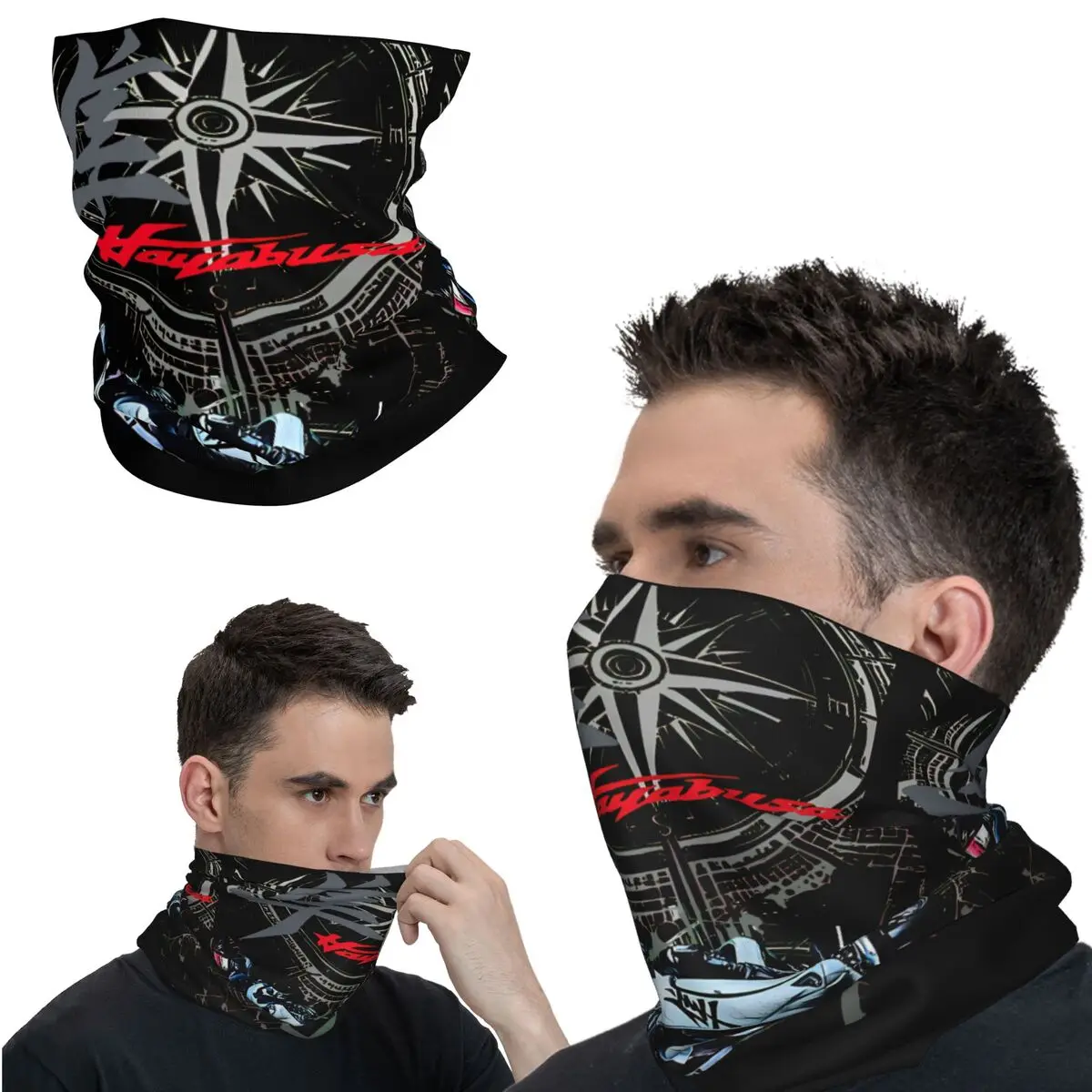 Unisex respirável Balaclava envoltório cachecol, bandana legal, tampa do pescoço adulto, moto clube, novo, Hayabusa, caminhadas