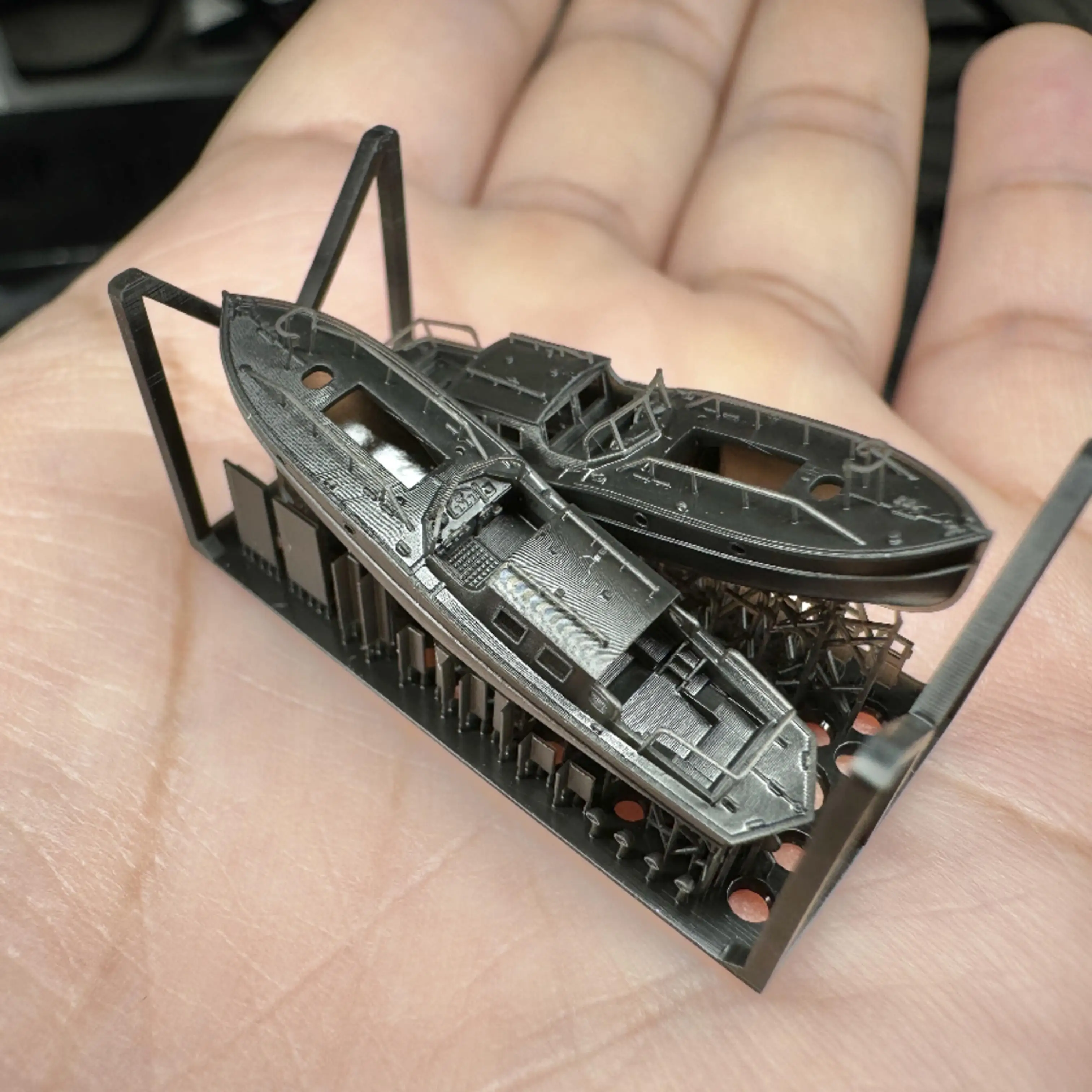 MUYI MODEL STUDIO 1/350 G350032 KRIEGSMARINE ADMIRAL'S BOAT(TYPE A) 3Dプリントキット